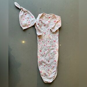 aden + anais Snuggle Knit Gown and Hat set